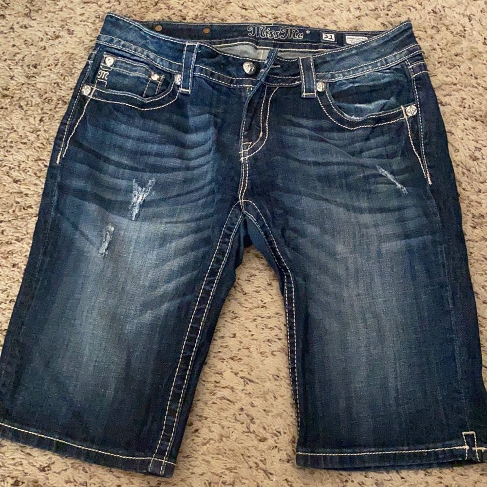 Miss Me Bermuda Shorts